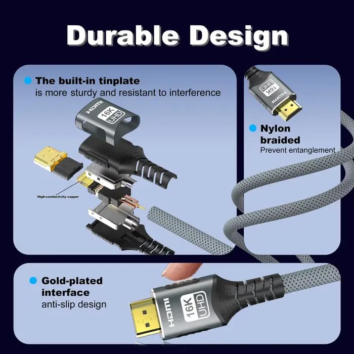 Câble HDMI 2.2/2.1/2.0