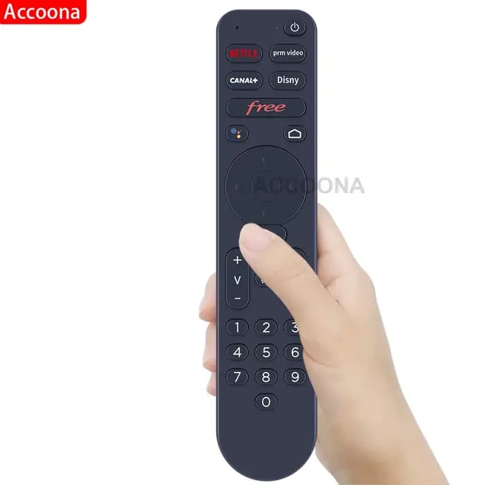Télécommande vocale pour boîtier TV Pop, freebox