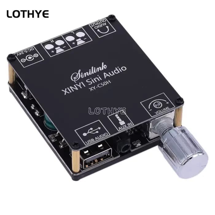 Audio TPA3116 numérique Bluetooth 5.0 amplificateur de puissance sans fil carte stéréo 50Wx2