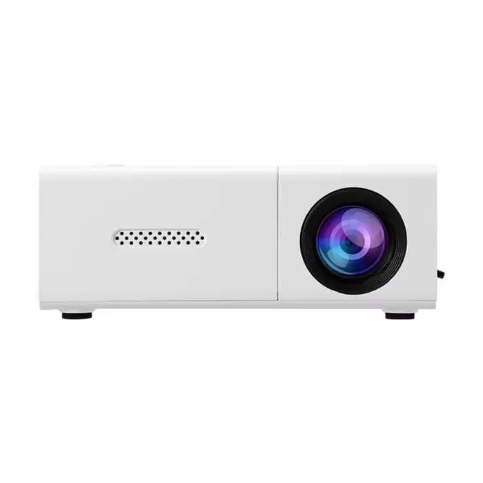 Mini projecteur 1080P avec haut-parleur intégré, télécommande, projecteur portable, technologie LCD,