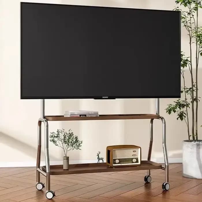 Roue de support universelle pour télévision en acier inoxydable