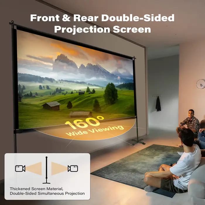 Support d'écran de projecteur 16:9 4K 1080 HD