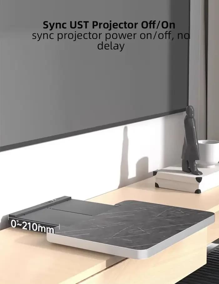 NOUVEAU Plateau coulissant motorisé pour téléviseur laser pour projecteur à ultra courte focale (UST)