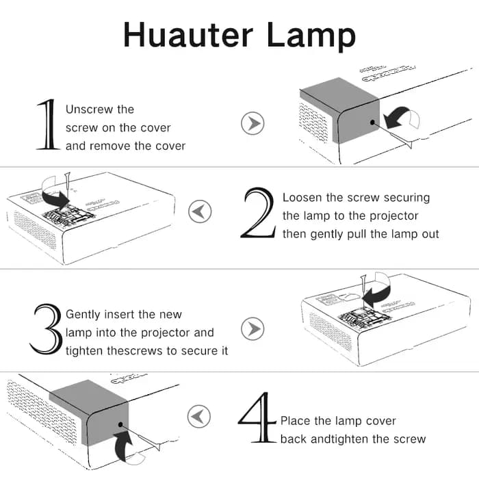 Elplp67 – lampe de projecteur pour EPSON EB-W02