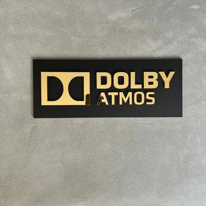 Plaque Murale Personnalisée HOME CINEMA 4K Ultra HD en Acrylique Premium pour Décoration de Salle de