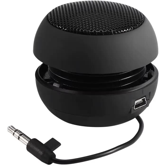 Mini haut-parleur de voyage Portable avec câble Audio de 3.5mm, basse tension, batterie intégrée, ha