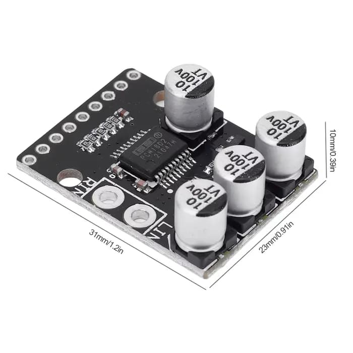 Décodeur audio PCM1802 96 kHz ADC à entrée analogique simple
