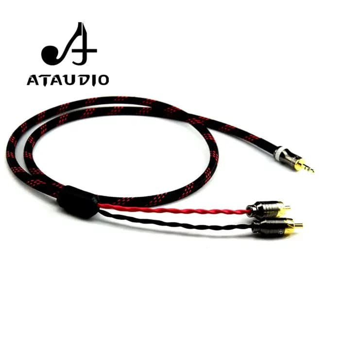 Câble audio Hifi Canare 3.5mm vers 2RCA
