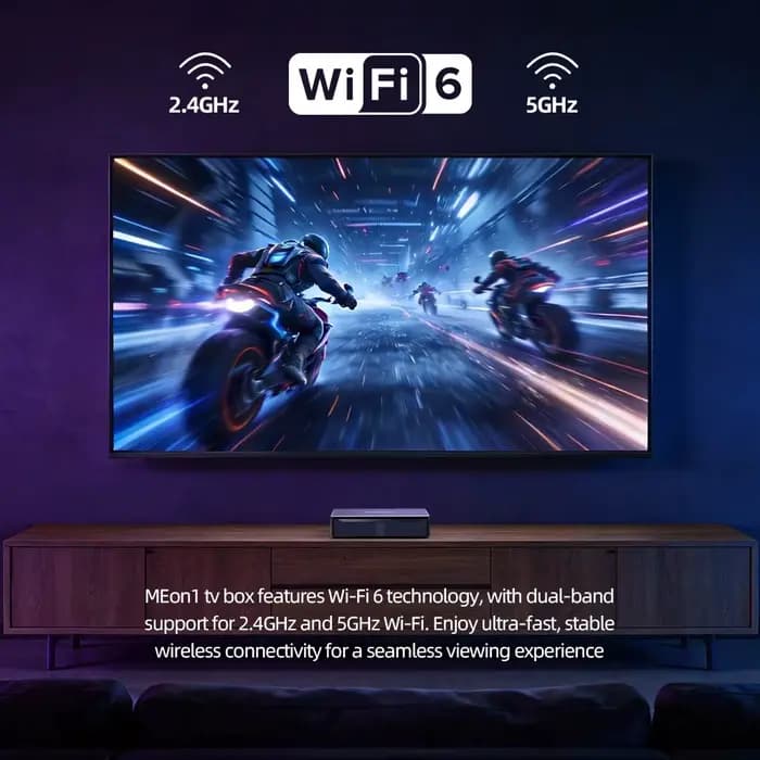 MECOOL Nouvelle Box TV Android MEon1 4K 32GB Netflix Dolby Vision Amlogic Pour Jeux Vidéo à Domicile Version Globale