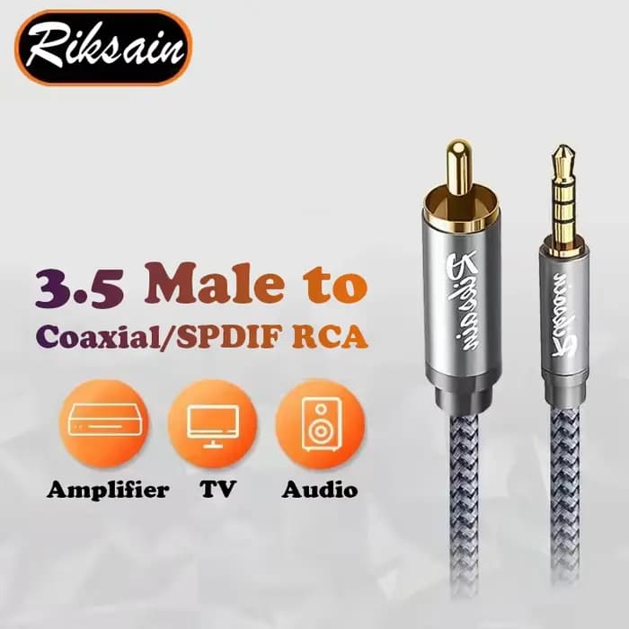 Câble Audio Coaxial numérique 3.5mm vers RCA
