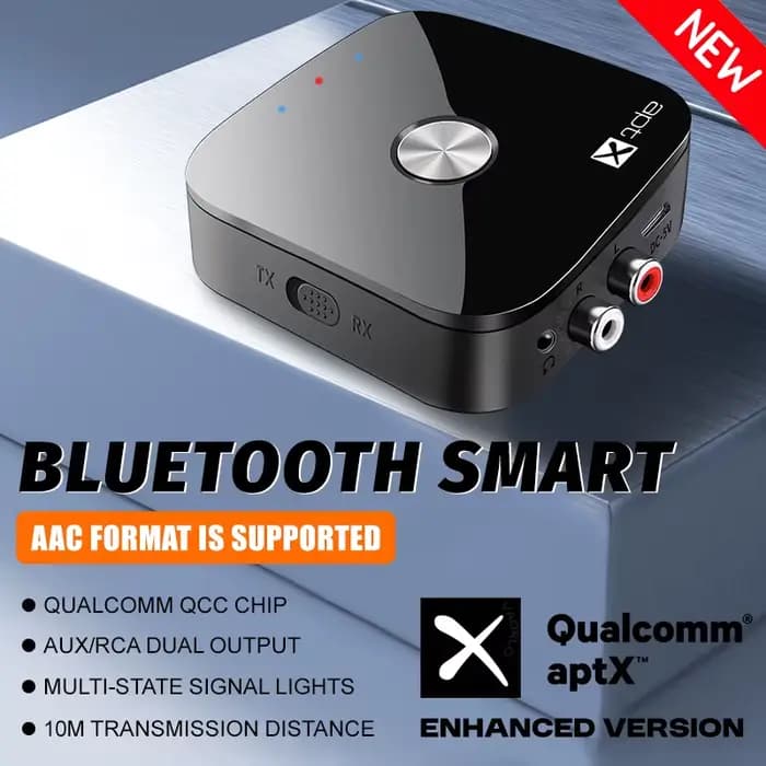Transmetteur et récepteur audio Bluetooth 5.4 2 en 1 aptX aptX-Adaptive/HD/LL 3