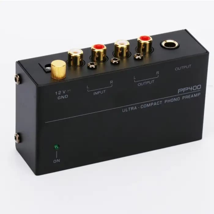 Préampli Phono Ultra-Compact PP400, Mini amplificateur Audio domestique avec Interface RCA pour haut