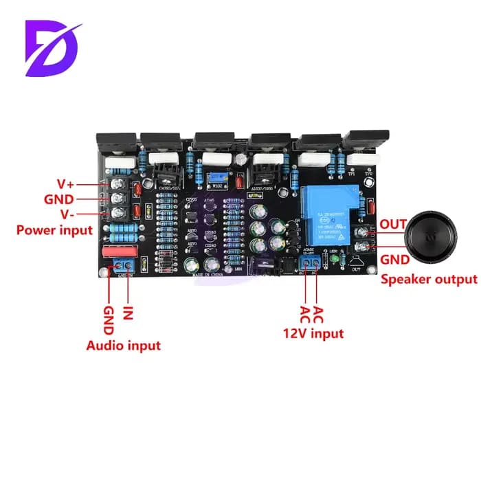Carte amplificateur de puissance Mono 300W 1943 + 5200