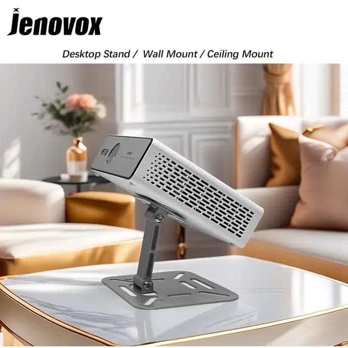Jenovox support de projecteur multifonctionnel pour montage au plafond suspendu/support mural/support de bureau pour