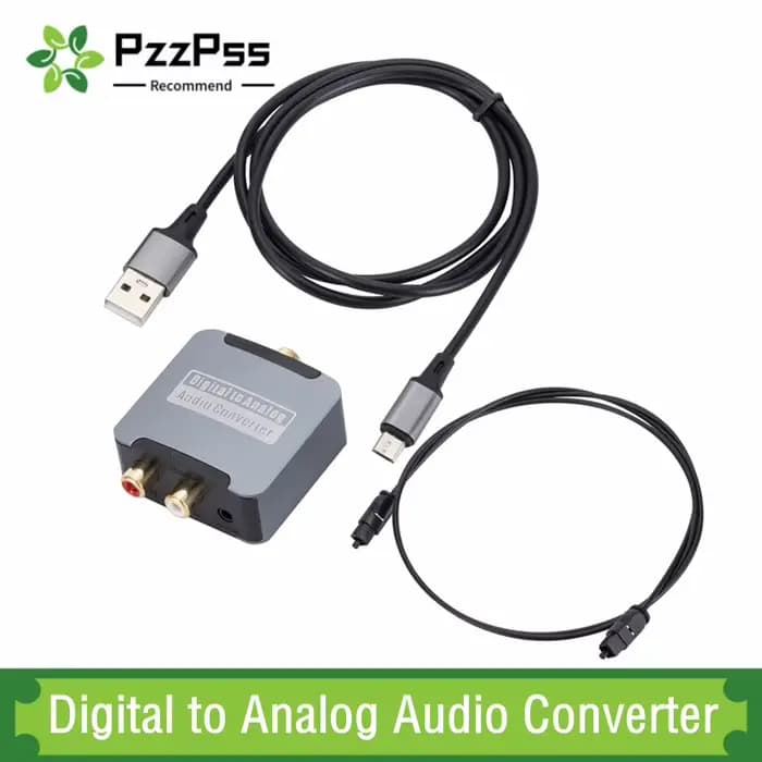 Convertisseur Audio numérique-analogique DAC optique SPDIF Toslink entrée coaxiale vers L/R RCA prise Jack 3.5mm sortie amplificateur casque