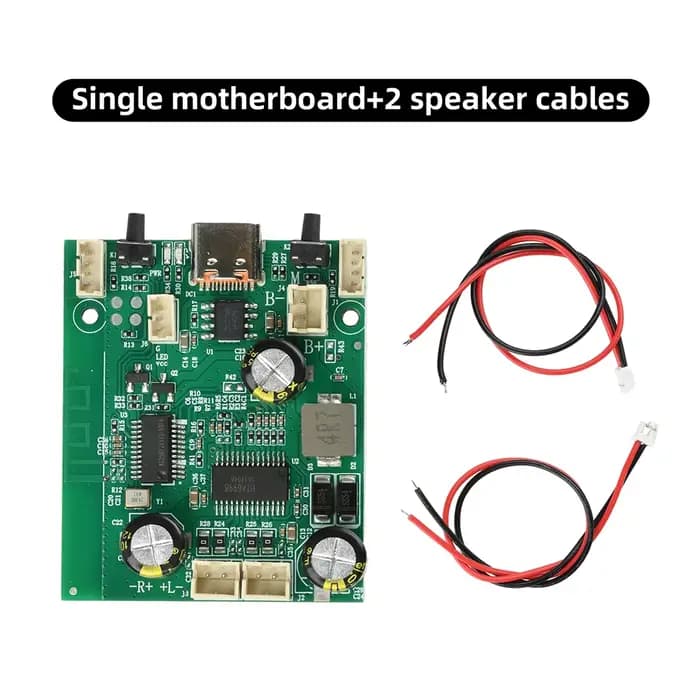 Amplificateur 10W+10W TWS Stéréo Module Audio 2 Canaux Bluetooth 5.0 Lecteur MP3 Récepteur Haut-Parl