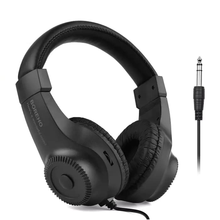 JEAmplifier-Casque supra-auriculaire stéréo filaire, casque audio pour piano électrique, centre commercial, pilote 50mm, prise 6.5mm