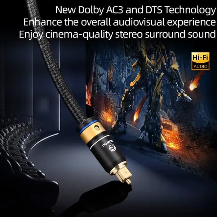 ERUMPENT câble Audio optique numérique HiFi conducteur POF