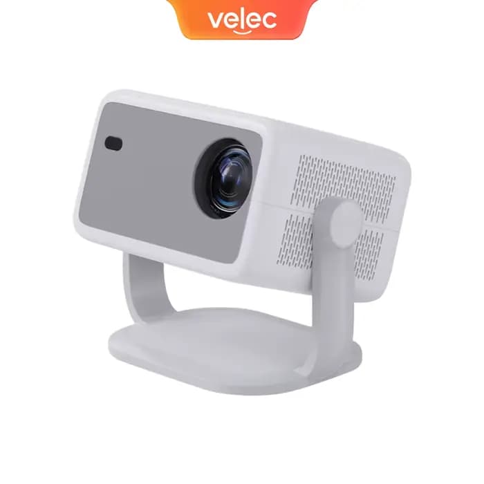 Projecteur Velec TP350 sous licence Netflix 4K 1080P Android 13 650ANSI Wifi6 BT5.2 avec correction