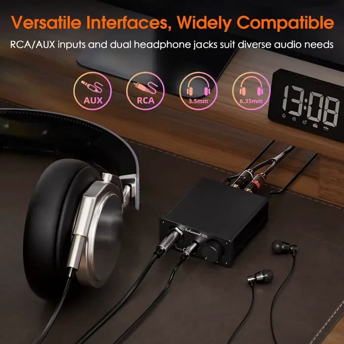 Nobsound P10 HiFi amplificateur de casque stéréo RCA amplificateur Audio AUX out amplificateur de bureau pour casques