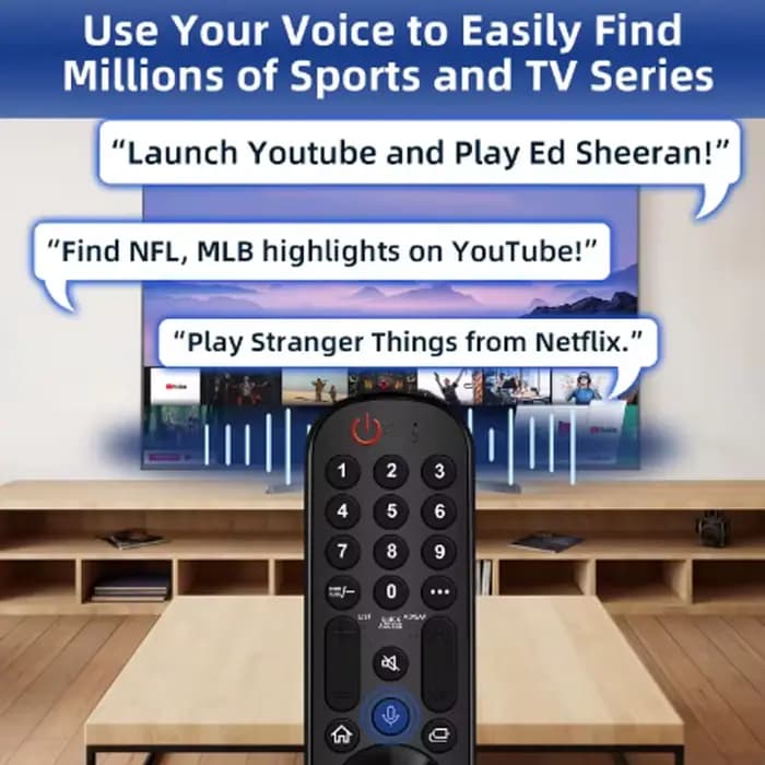 Télécommande magique de remplacement MR22GA/GN pour Smart TV avec fonction voix et pointeur