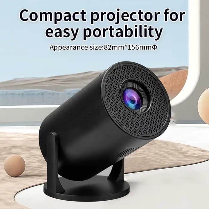 Projecteur portable avec fidélité sans fil 1080P 270 degrés réglable USB TV
