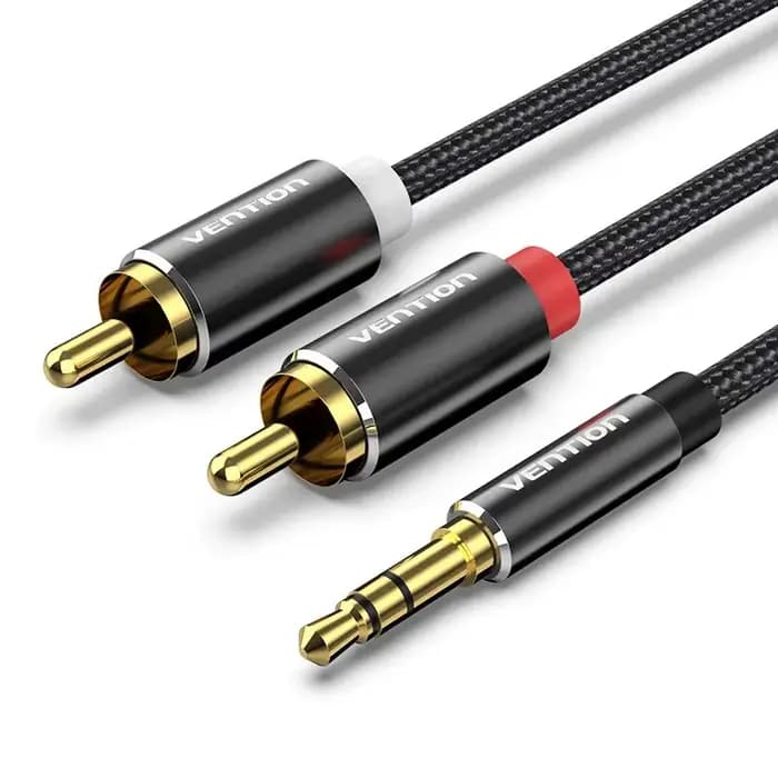 Vention câble RCA 3.5mm à 2RCA séparateur RCA Jack 3.5 câble Audio RCA pour amplificateur de Smartph