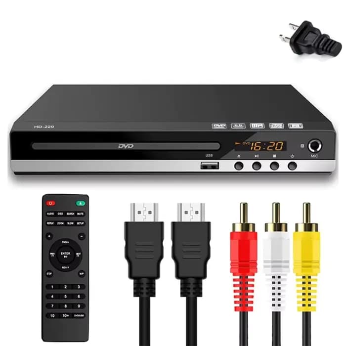 Accueil Lecteur DVD compatible HDMI Full High-Definition 1080P Digital EVD-Disc Player Support DVD S