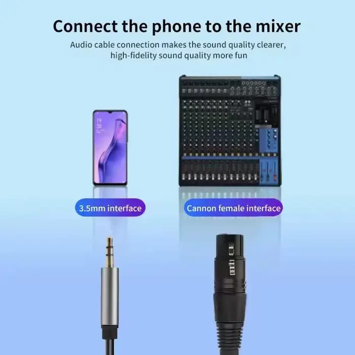 Câble Audio analogique équilibré pour Microphone XLR