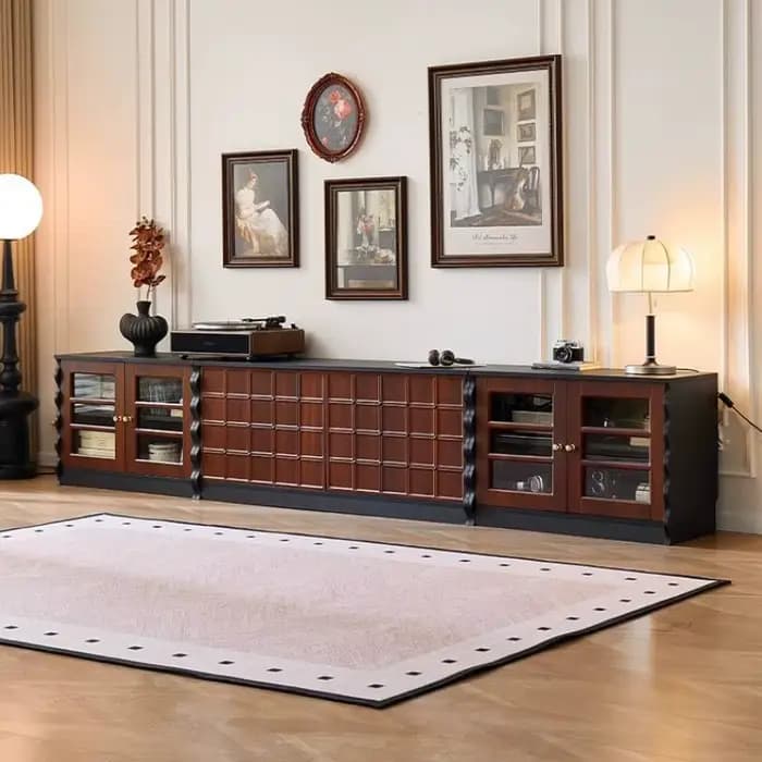 Porte européenne meuble Tv Vintage salon Unique