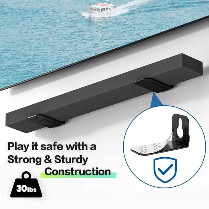 Kit de support mural universel pour barre de son
