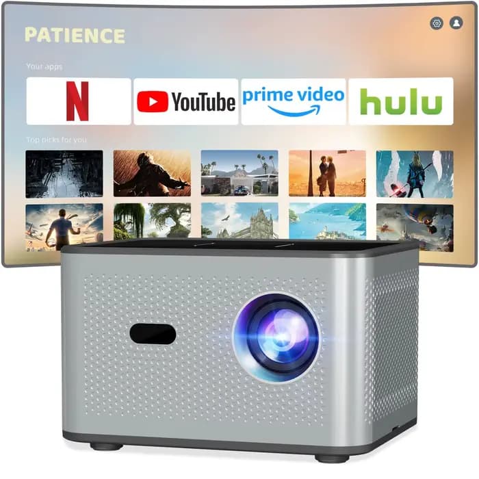 Projecteur intelligent portable X3 Pro Native 720P 190ANSI Android11 H716 Dual Band WiFi BT5.0 Support 4K