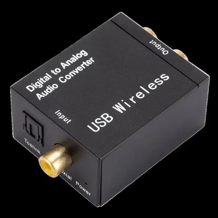 LccKaa convertisseur Audio numérique vers analogique fibre optique Toslink Signal Coaxial vers ampli