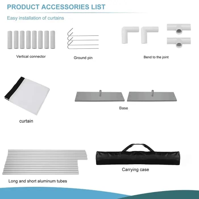 Écran de projection portable 120 pouces + support de cadre