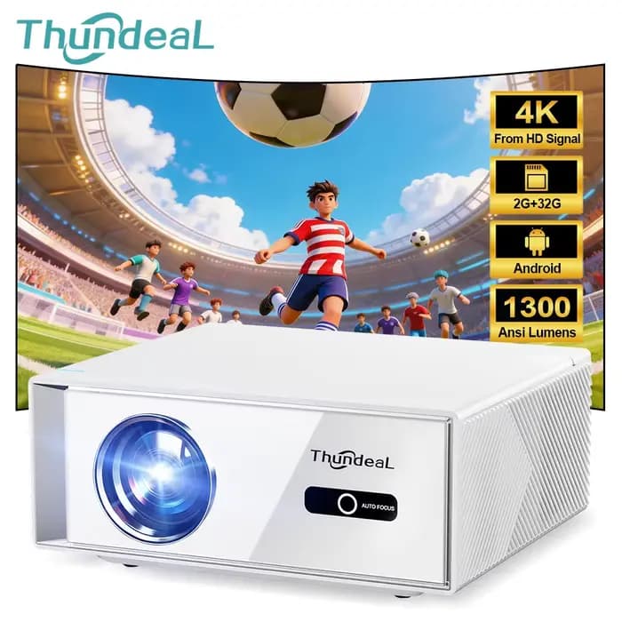 Projecteur Android ThundeaL TD95W Full HD 1080P WiFi 2K 4K