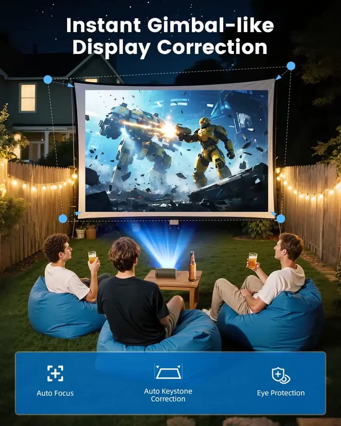 Projecteur intelligent portable Q8
