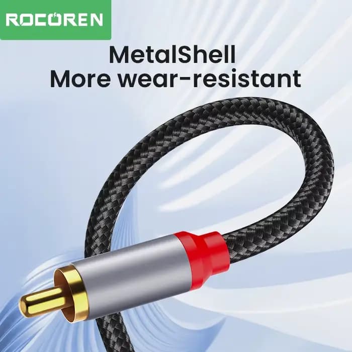 Rocoren – câble Audio Aux 3.5mm à 2RCA