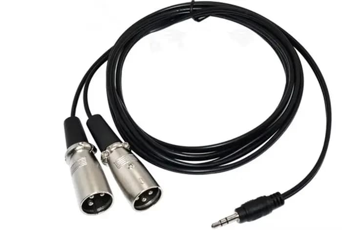 Adaptateur Jack 3.5 vers XLR, câble audio AUX 3.5mm vers XLR, balance audio analogique pour micropho