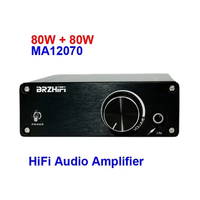 Amplificateur de puissance audio numérique 2*80W MF eon MA12070 pour haut-parleurs 20W ~ 200W