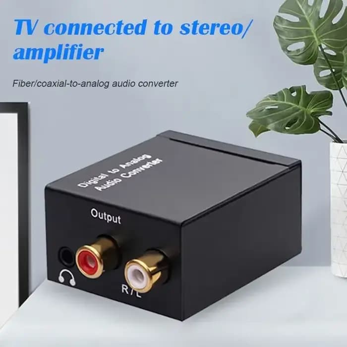 Convertisseur Audio Coaxial vers analogique à Fiber numérique Hi-Fi