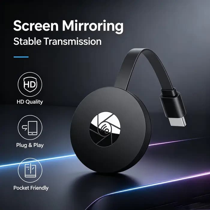 Adaptateur HDMI sans fil portable pour la mise en miroir d'écran HD