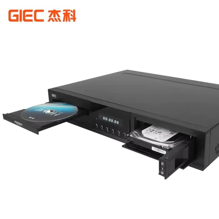Lecteur Blu-ray haute définition GIEC G5600 4KUHD DVD/VCD/CD, son panoramique Dolby, Dolby Vision, l
