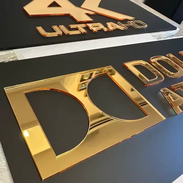 Plaque Murale Personnalisée HOME CINEMA 4K Ultra HD en Acrylique Premium pour Décoration de Salle de Cinéma à Domicile, Cadeau pour Salle de Films
