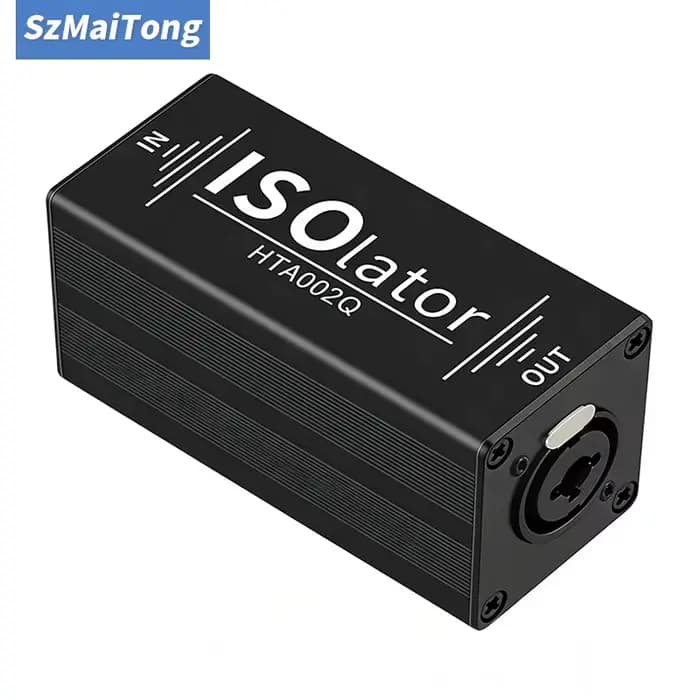 Isolateur de boucle de masse passif XLR mâle-femelle