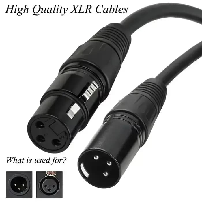 Câble audio XLR mâle vers femelle/mâle M/F ODavid blindé