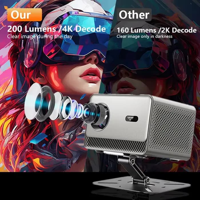 30000 Lumens 4K UHD projecteur Laser mise au point Android 12 WiFi 1080P Full HD Home cinéma