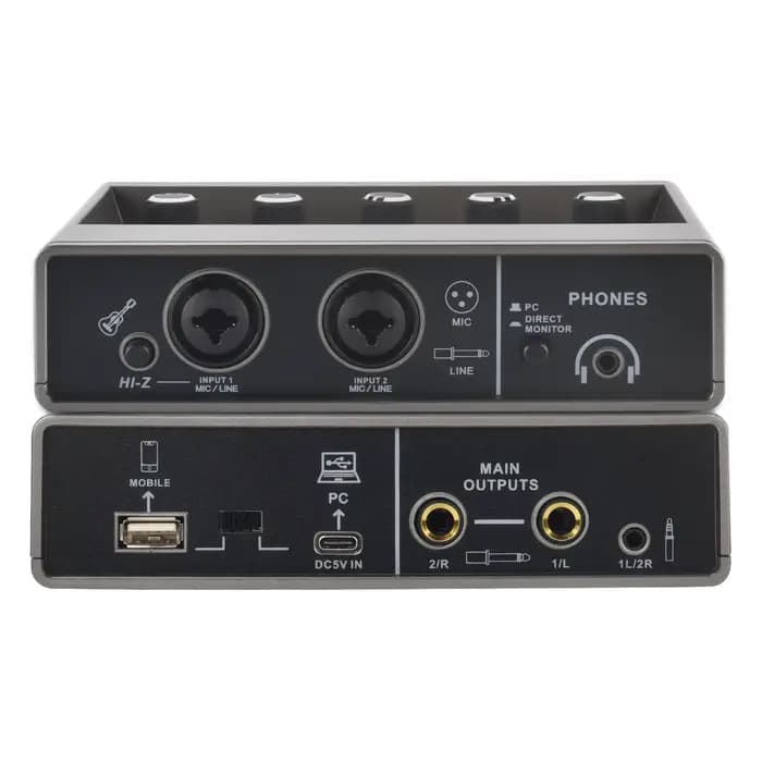 TEYUN effets écho 2 entrées Interface Audio PC enregistrement en Studio pour guitare électrique carte son externe 48V Podcast en direct Q-16