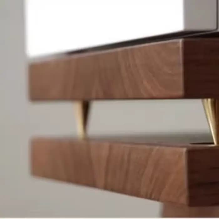 Support d'enceinte en bois massif