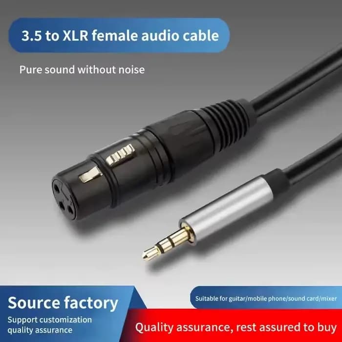 Câble Audio analogique équilibré pour Microphone XLR