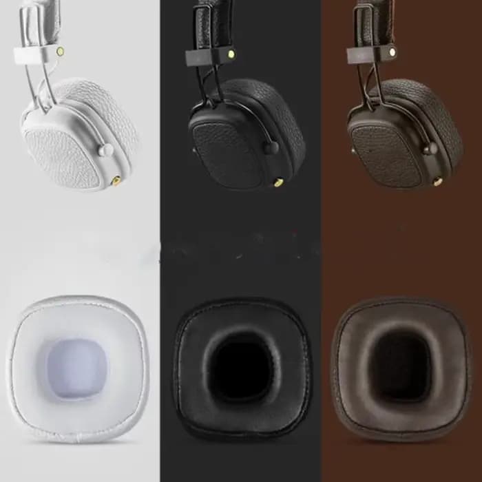 1 paire de coussinets d'oreille de remplacement pour casque Marshall Major 2/3, coussinets d'oreille pour Marshall Major II III